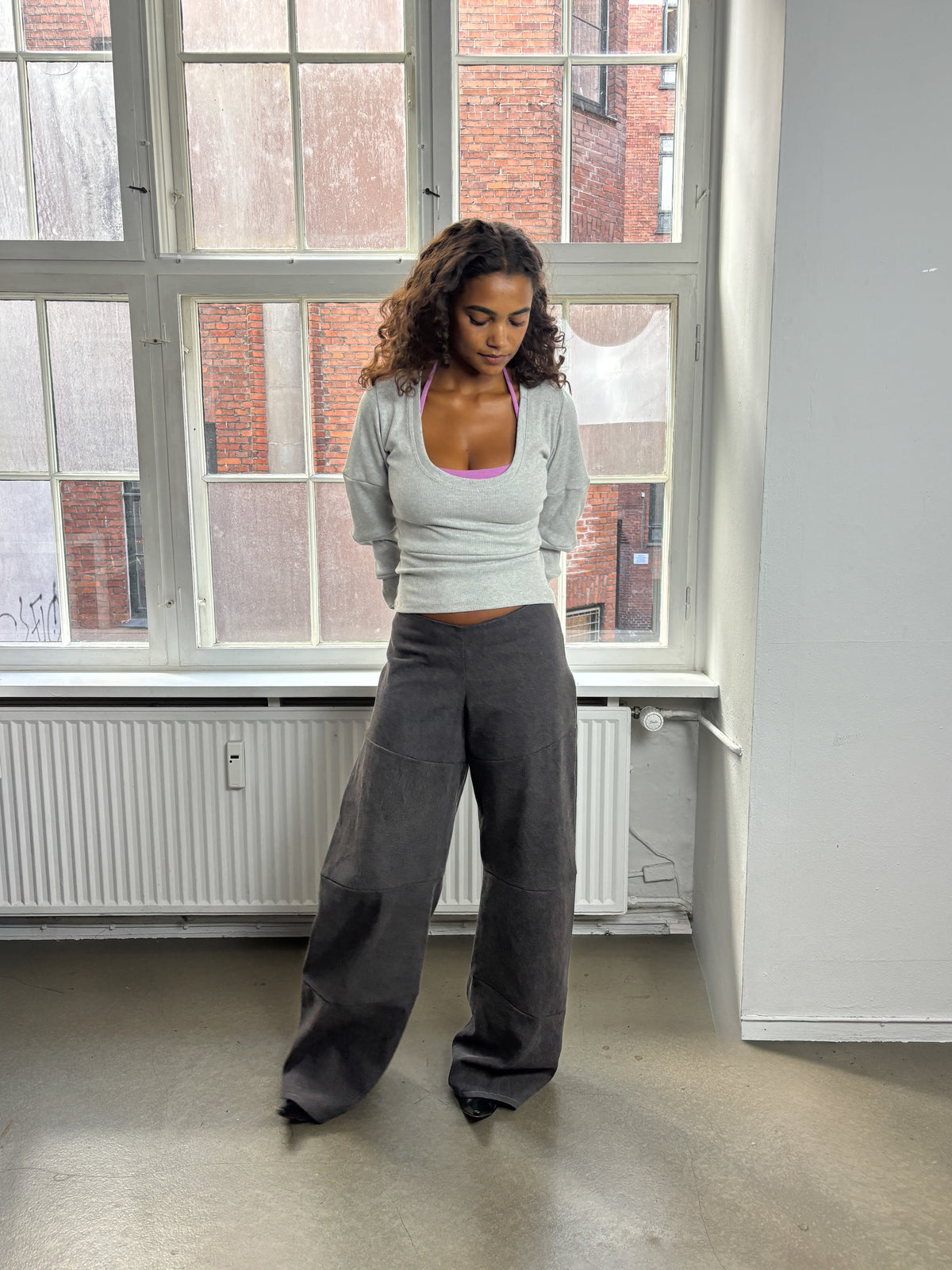GEEZ DENIM PANTS GREY