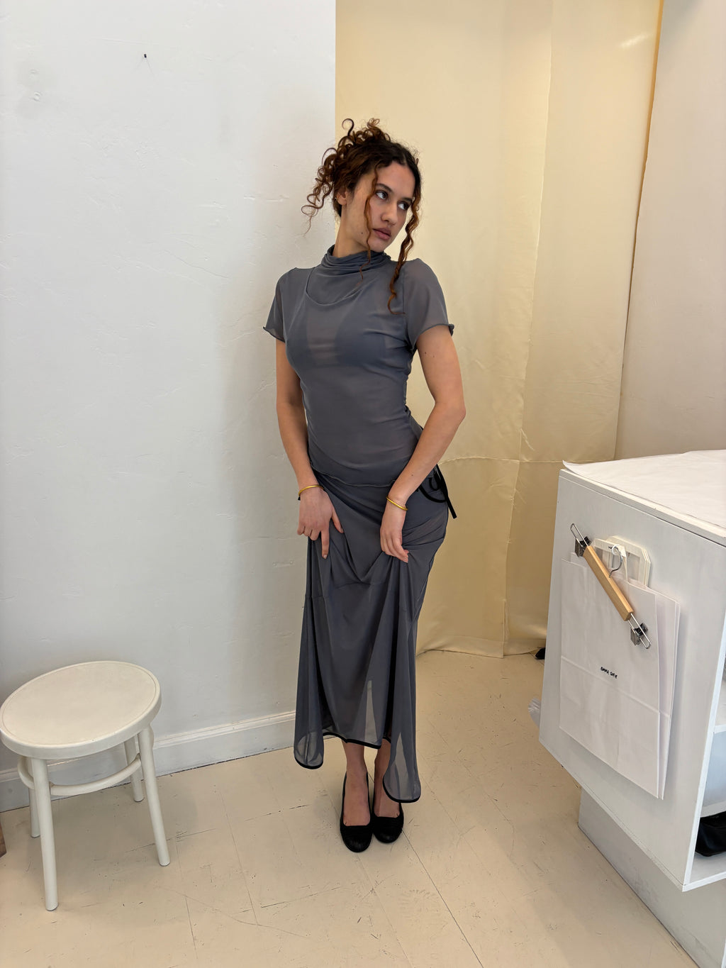 TULIP SKIRT GREY