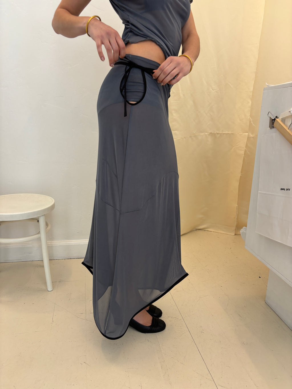 TULIP SKIRT GREY