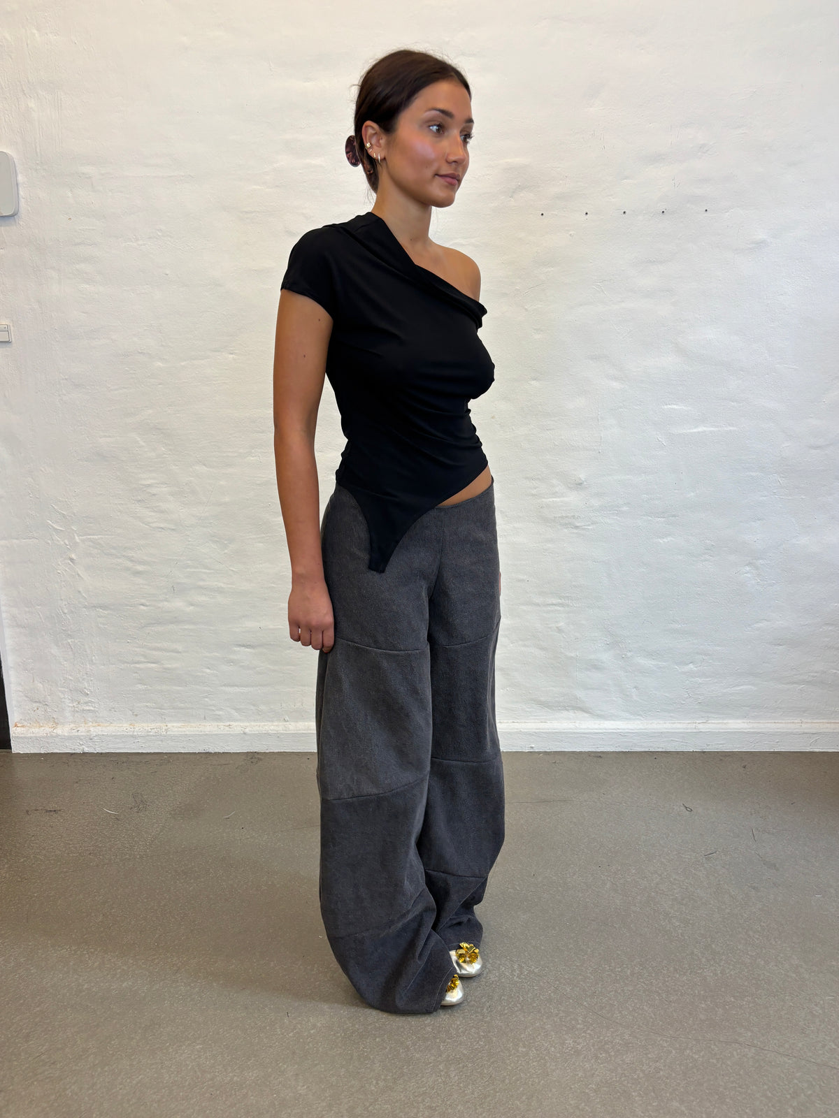 GEEZ DENIM PANTS GREY