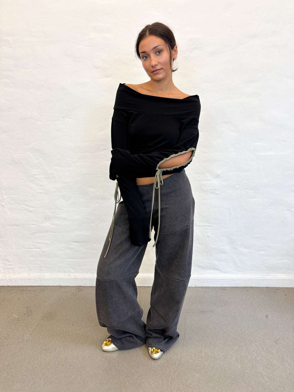 GEEZ DENIM PANTS GREY