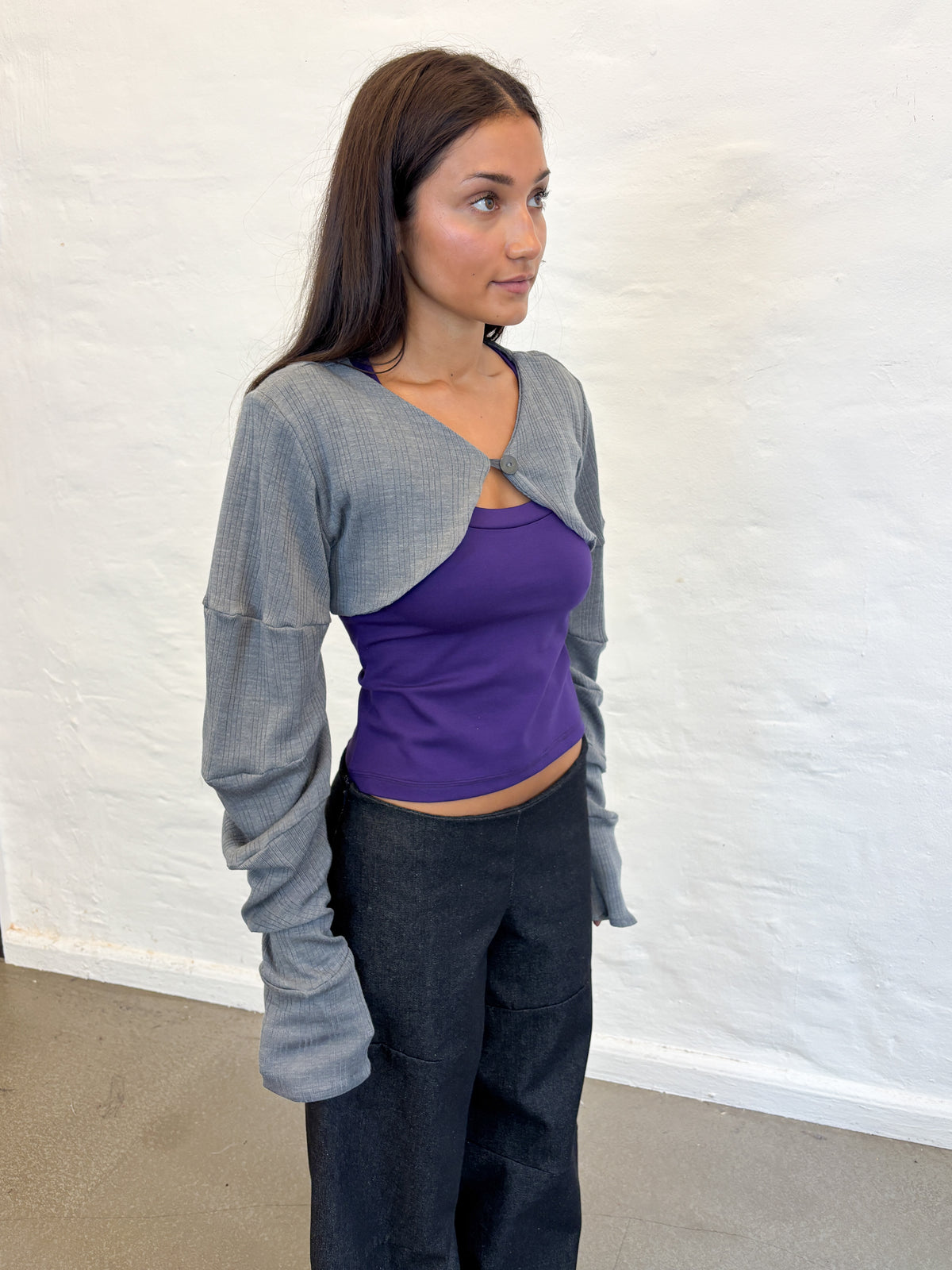 BOLERO GREY MERINO