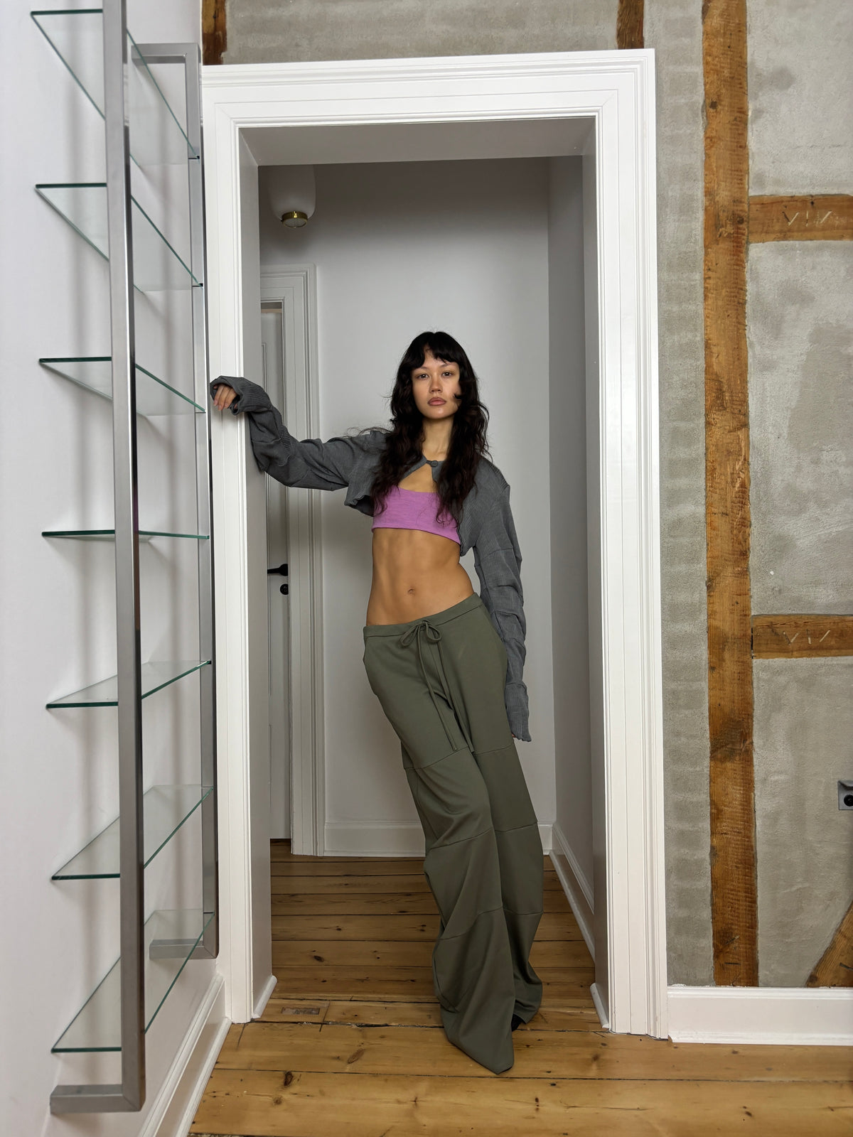 HUNNIE PANTS OLIVE GREEN