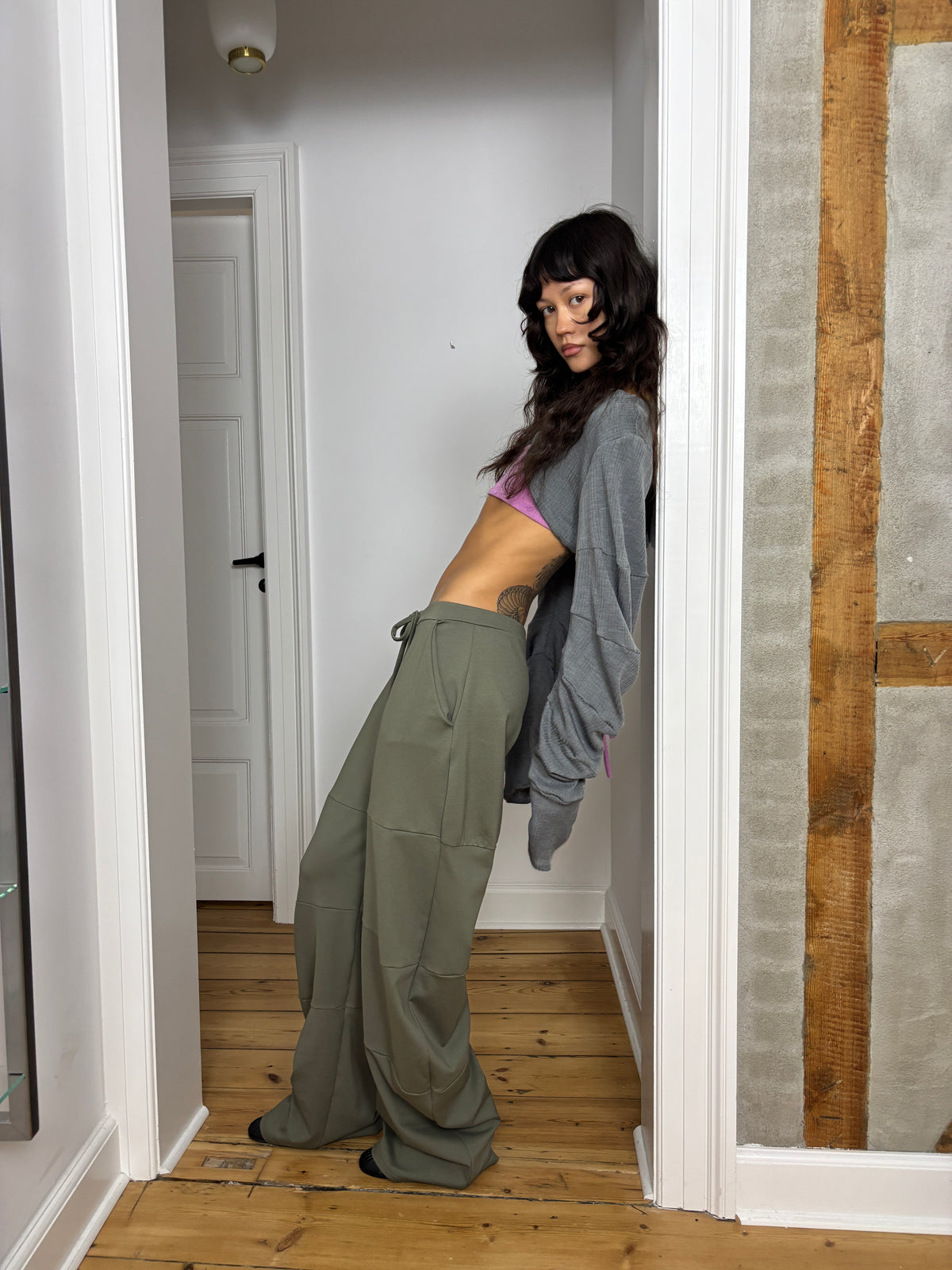 HUNNIE PANTS OLIVE GREEN