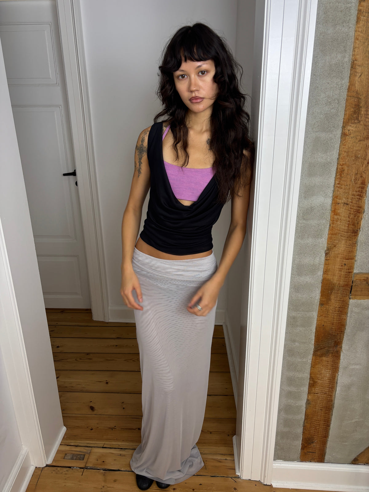 ALBA TOP W BRA BLACK