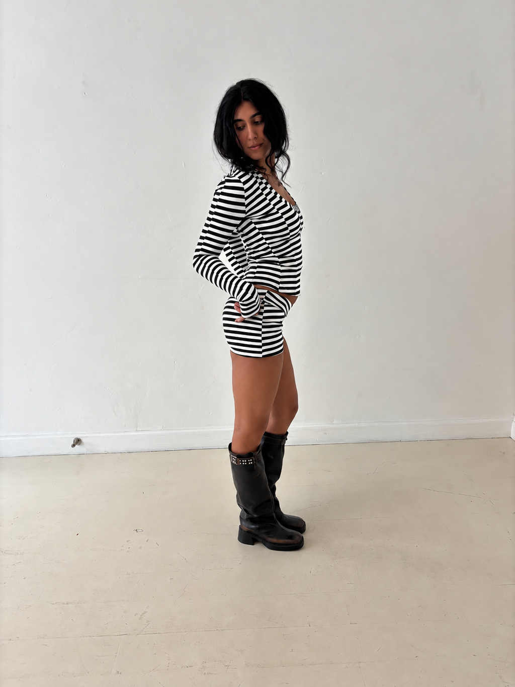 MINI SHORTS STRIPE