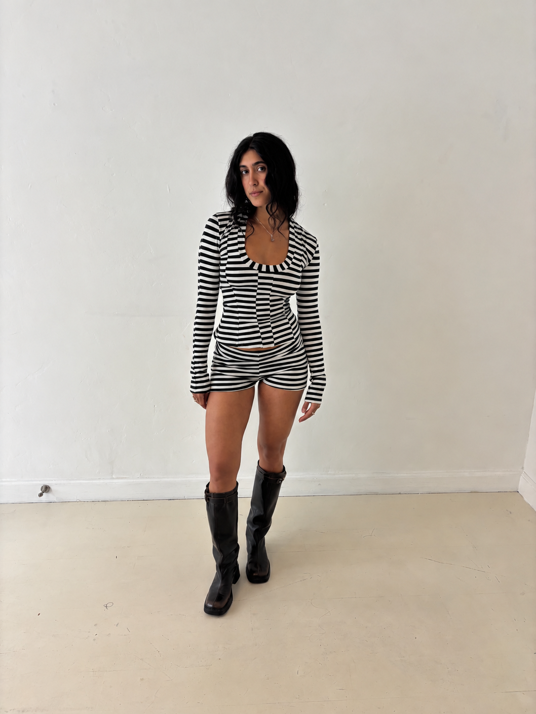 MINI SHORTS STRIPE
